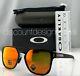 Oakley Latch Alpha Sunglasses Oo4128-05 Matte Black Ruby Iridium Polarized Prizm