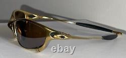 Oakley Limited 24K Gold Juliet Titanium Polarized Sunglasses 603/750
