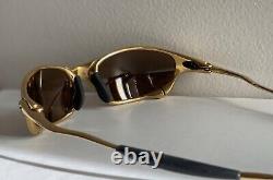 Oakley Limited 24K Gold Juliet Titanium Polarized Sunglasses 603/750