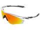 Oakley M2 Frame Sunglasses Oo9212-04 Silver/fire Iridium