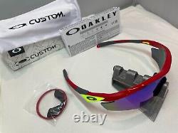 Oakley M2 Frame XL Custom Infrared Retina Burn Black Sapphire Iridium Sunglasses