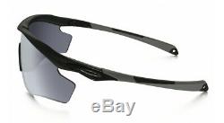 Oakley M2 Frame XL Men Sunglasses Sports OO9343-01 Polished Black / Grey
