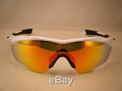 Oakley M2 XL Polished White w Fire Iridium Lens NEW sunglasses (oo9343-05)