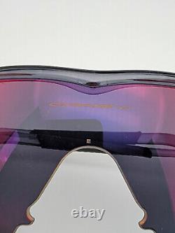 Oakley M Frame Gen 2 Crystal Black Frame +Red Iridium Strike Lens Sunglasses