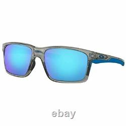 Oakley Mainlink Grey Ink Acetate Frame Sapphire Lens Men's Sunglasses OO9264