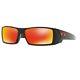 Oakley Men Sport Sunglasses Oo9014 26-246 Matte Black Frame Ruby Iridium Lens