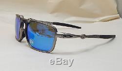 Oakley Men Sunglasses Badman Asia Fit Plasma Sapphire Iridium Polarized