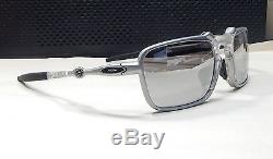 Oakley Men Sunglasses Badman Asia Fit X TI Chrome Iridium
