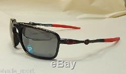 Oakley Men Sunglasses Badman Scuderia Ferrari -Dark Carbon- Blk Irid Polarized