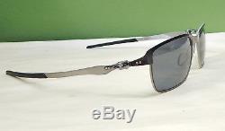 Oakley Men Sunglasses Tinfoil Brushed Chrome Grey Polarized