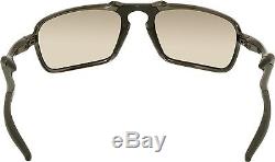 Oakley Men's Badman OO6020-06 Black Rectangle Sunglasses