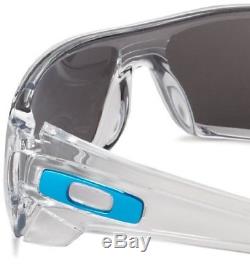 Oakley Men's Batwolf Sunglasses, Clear Frame/Ice Iridium Lens OO9101-07