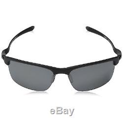 Oakley Men's Carbon Blade Sunglasses Carbon Fiber Frame Black Iridium Polarized