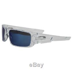 Oakley Men's Crankshaft Iridium Sunglasses Polished Clear/Ice