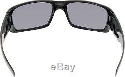 Oakley Men's Crankshaft OO9239-02 Black Rectangle Sunglasses