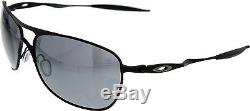 Oakley Men's Crosshair OO4060-03 Black Square Sunglasses