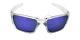 Oakley Men's Fuel Cell Polished Clear Frame / Violet Iridium Oo9096-04
