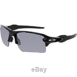 Oakley Men's Flak 2.0 OO9188-01 Black Wrap Sunglasses