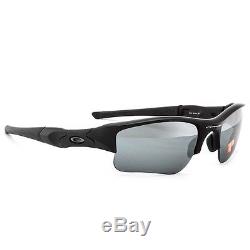 Oakley Men's Flak Jacket XLJ Matte Black Polarized Iridium Sunglasses 24-433