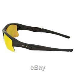 Oakley Men's Flak Jacket XLJ sunglasses Jet Black Fire Iridium 03-899 OO9009