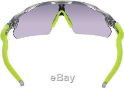 Oakley Men's Gradient Radar Ev Pitch OO9211-03 Gray Wrap Sunglasses