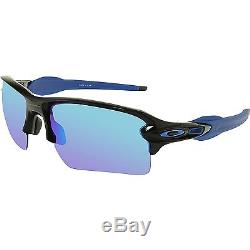 Oakley Men's Mirrored Flak 2.0 OO9188-23 Blue Rectangle Sunglasses