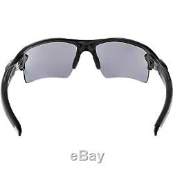Oakley Men's Mirrored Flak 2.0 OO9188-52 Black Semi-Rimless Sunglasses