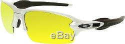 Oakley Men's Mirrored Flak 2.0 OO9295-02 Silver Semi-Rimless Sunglasses