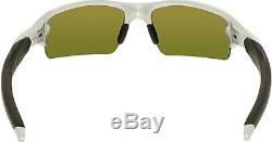 Oakley Men's Mirrored Flak 2.0 OO9295-02 Silver Semi-Rimless Sunglasses