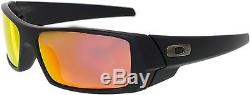 Oakley Men's Mirrored Gascan 26-246 Black Wrap Sunglasses