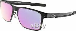 Oakley Men's Mirrored Holbrook Metal OO4123-02 Black Rectangle Sunglasses