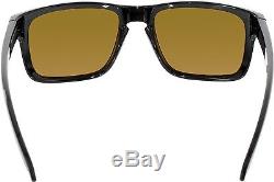 Oakley Men's Mirrored Holbrook OO9102-08 Black Square Sunglasses