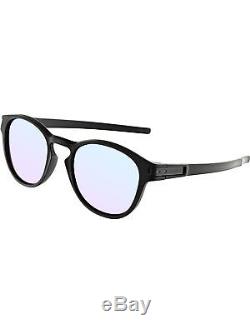 Oakley Men's Mirrored Latch OO9265-06 Matte Black Oval Sunglasses