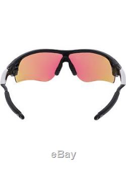 Oakley Men's Mirrored Radarlock OO9206-25 Black Wrap Sunglasses