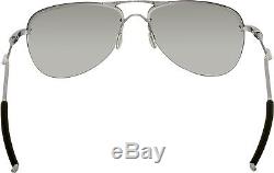 Oakley Men's Mirrored Tailpin OO4086-07 Silver Aviator Sunglasses