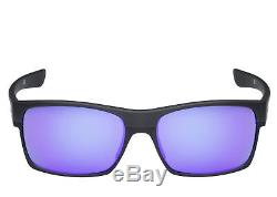 Oakley Men's Mirrored Twoface OO9189-08 Black Rectangle Sunglasses OO9189 08