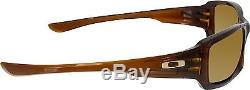 Oakley Men's Polarized Fives Squared OO9238-08 Brown Rectangle Sunglasses