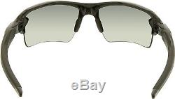 Oakley Men's Polarized Flak 2.0 OO9188-08 Black Rectangle Sunglasses