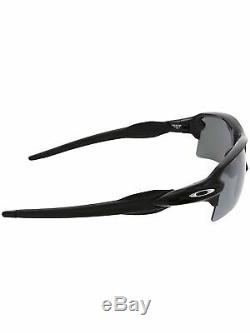 Oakley Men's Polarized Flak 2.0 OO9188-918872-59 Black Wrap Sunglasses