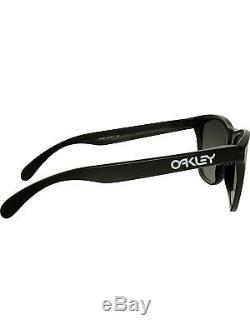 Oakley Men's Polarized Frogskins 24-297 Black Square Sunglasses
