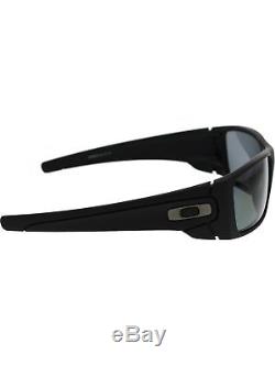 Oakley Men's Polarized Fuel Cell OO9096-05 Black Rectangle Sunglasses