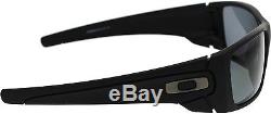 Oakley Men's Polarized Fuel Cell OO9096-05 Black Rectangle Sunglasses