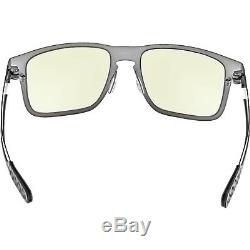 Oakley Men's Polarized Holbrook Metal OO4123-07 Grey Rectangle Sunglasses
