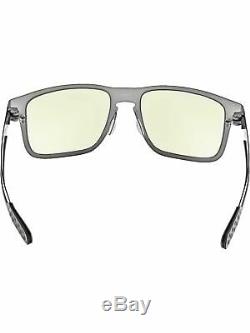 Oakley Men's Polarized Holbrook Metal OO4123-07 Grey Rectangle Sunglasses