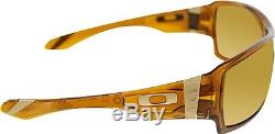 Oakley Men's Polarized Offshoot OO9190-04 Brown Wrap Sunglasses