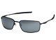 Oakley Men's Polarized Square Wire Oo4075-05 Black Sunglasses Oo4075 05
