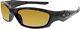 Oakley Men's Polarized Straight Jacket 24-018 Black Wrap Sunglasses
