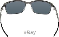 Oakley Men's Polarized Tinfoil OO4083-05 Gunmetal Semi-Rimless Sunglasses