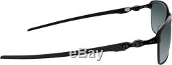Oakley Men's Polarized Tinfoil OO6018-02 Black Rectangle Sunglasses