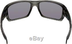 Oakley Men's Polarized Turbine OO9263-09 Grey Wrap Sunglasses
